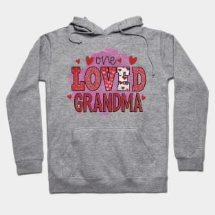 Cute One Love Grandmother Design Hoodie